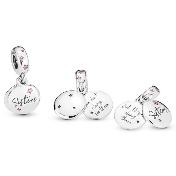 Charm-Anhänger Forever Sisters Sterling-Silber