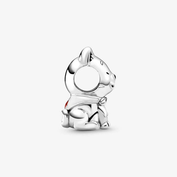 Charm Japanischer Akita Inu Hund Silber