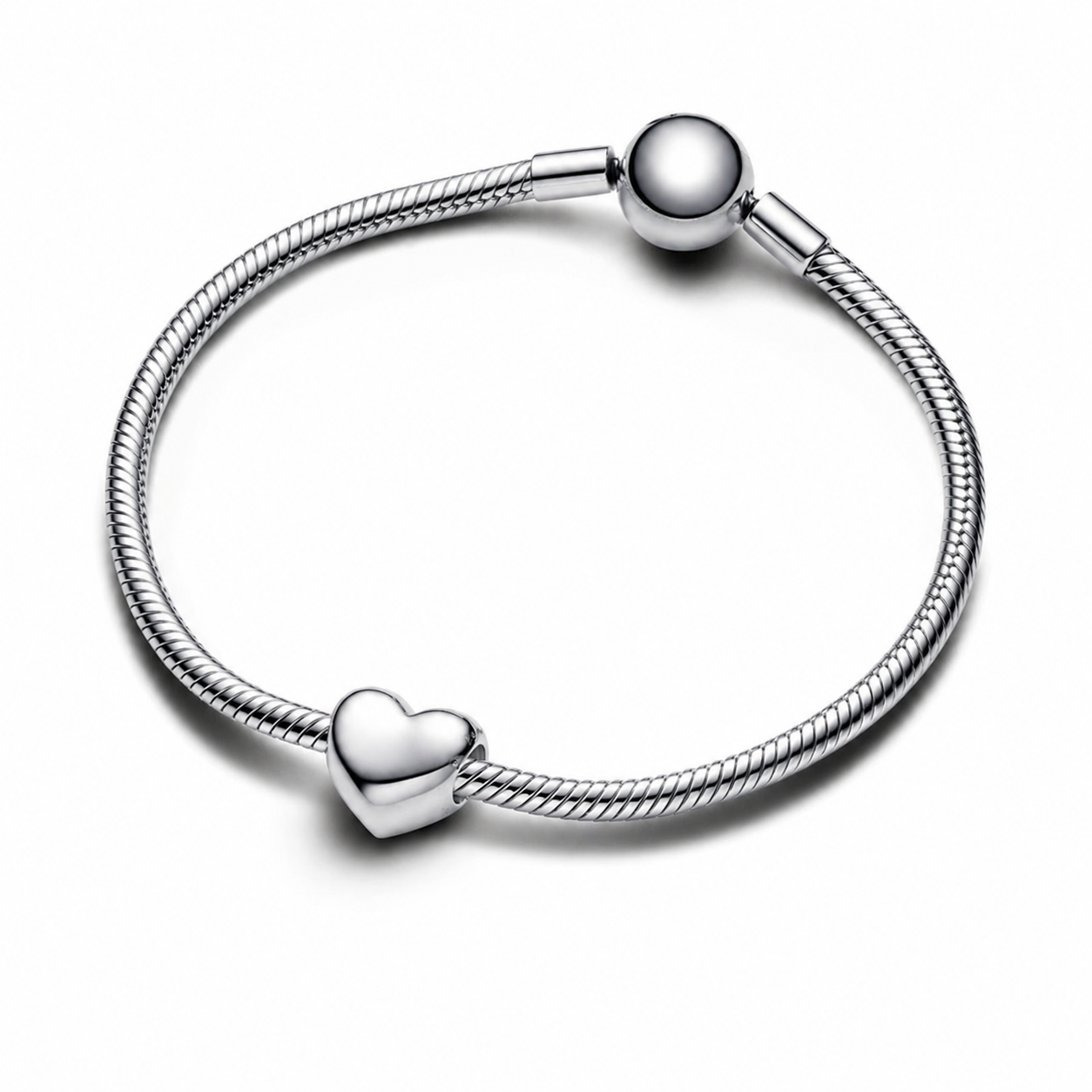 Charm Be Love Gravierbares Herz Mini Silber Zweitbild