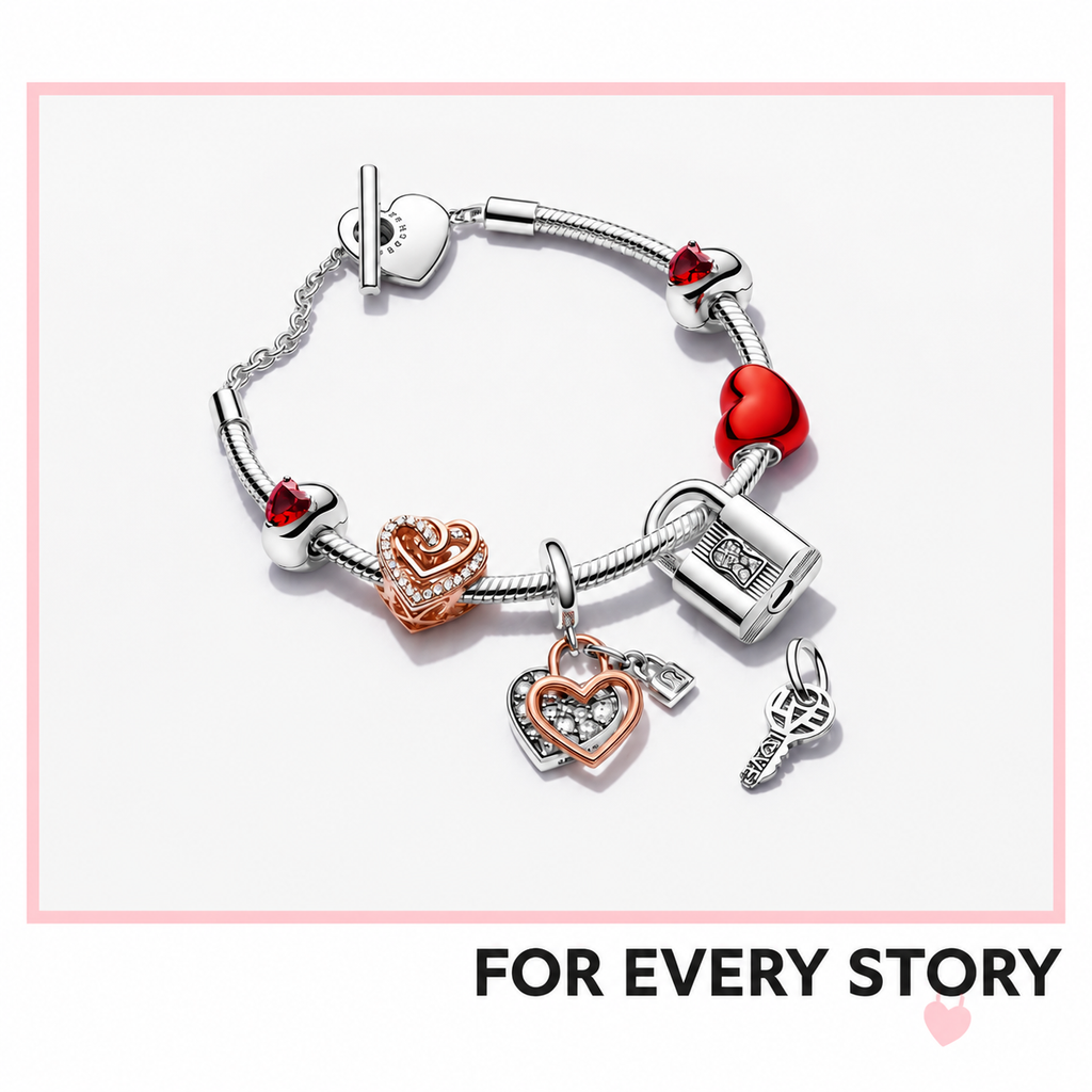 Charm Clip Funkelnder Sonnenstrahl Sterling-Silber