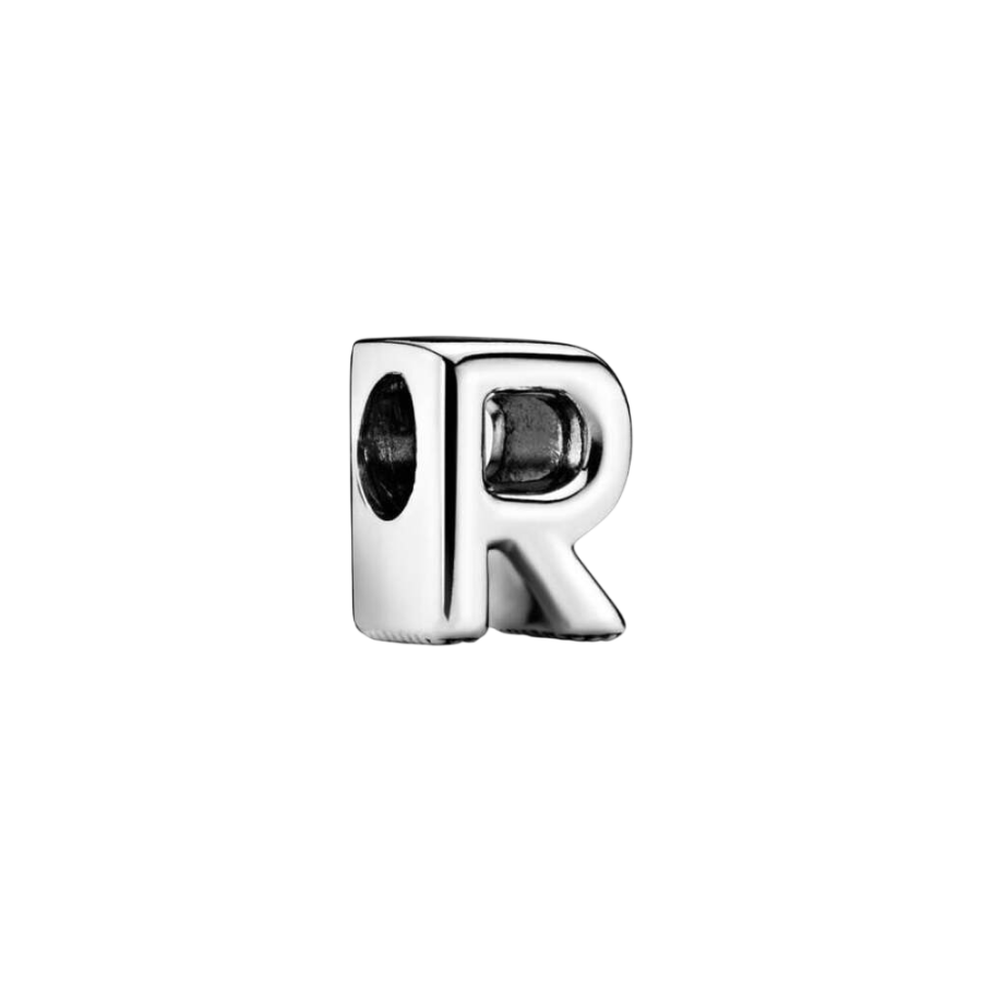 Charm Buchstabe Letter R Silber Hauptbild