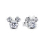 Ohrringe Micky & Minnie Maus Funkelnd Silber