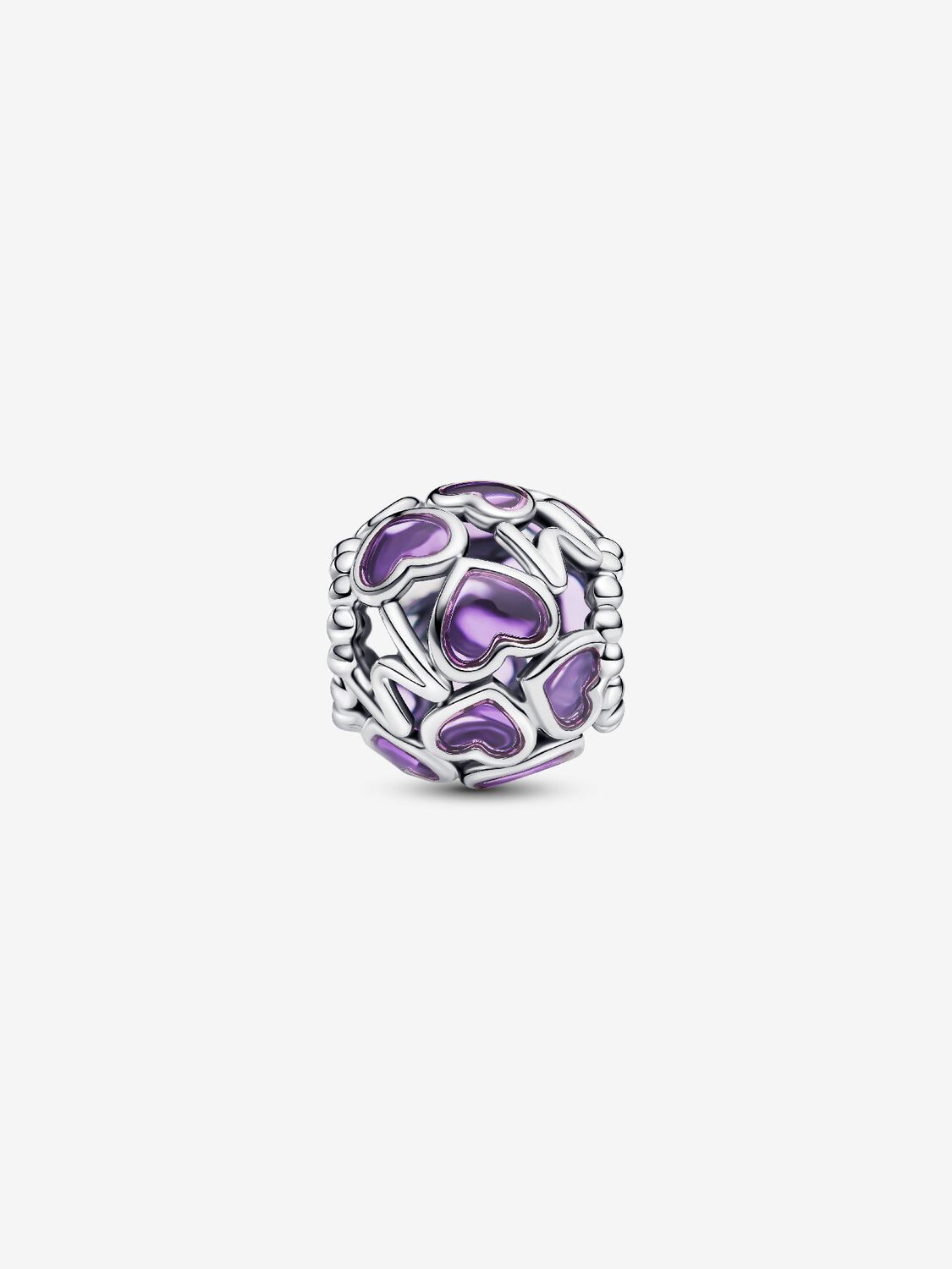 Offen gearbeitete Herzen Mum-Charm