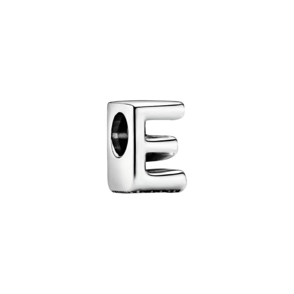 Charm Buchstabe Letter E Silber