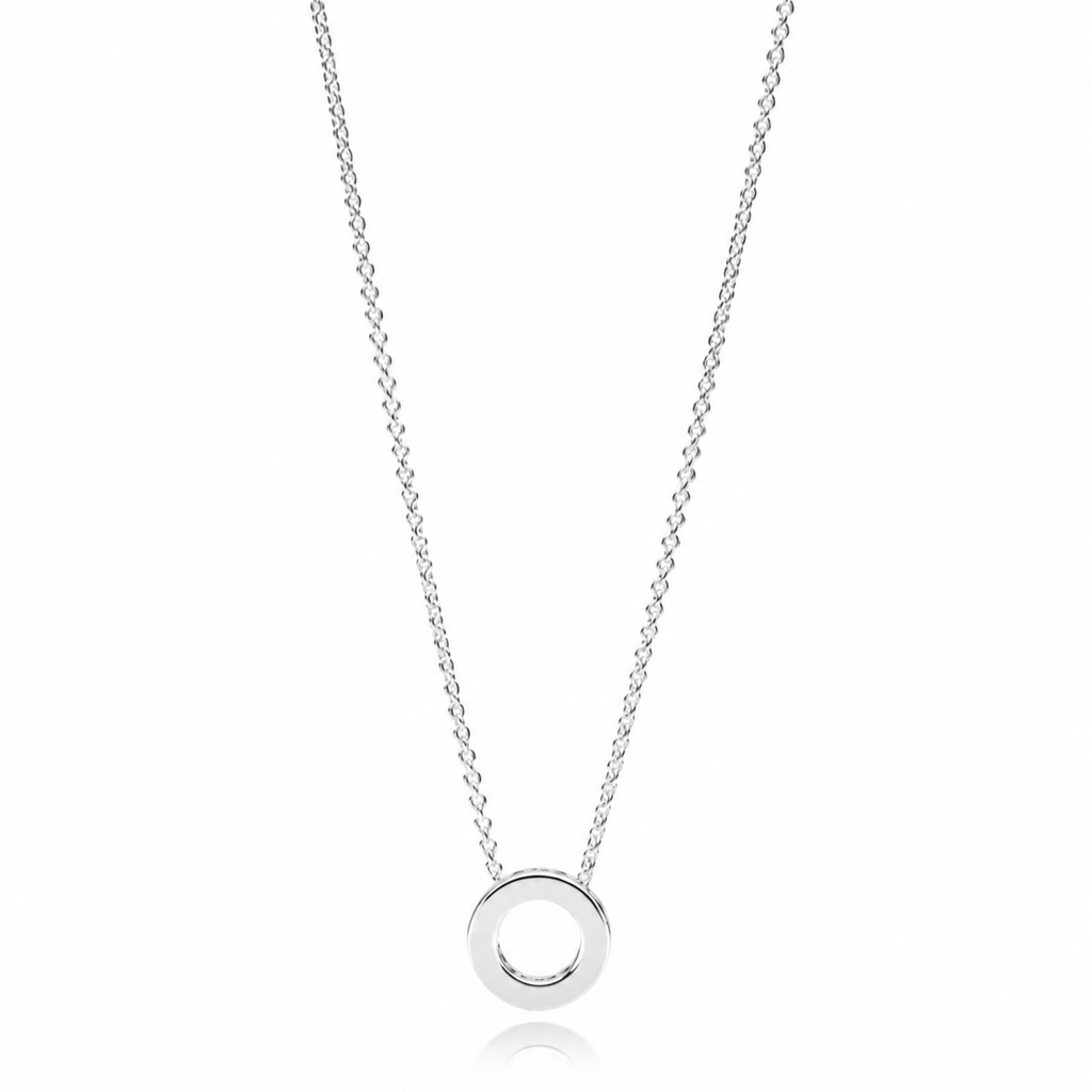 397436CZ Kette Anhänger Hearts Of Silber 45 cm