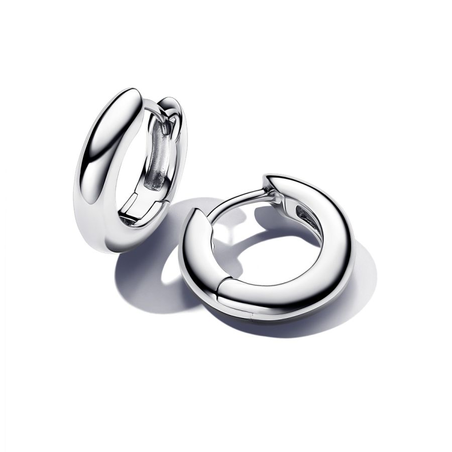 Essence Creolen Runde Ringe Silber 15 mm Hauptbild