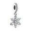 Charm-Anhänger Herbarium Cluster Zirkon Sterling-Silber