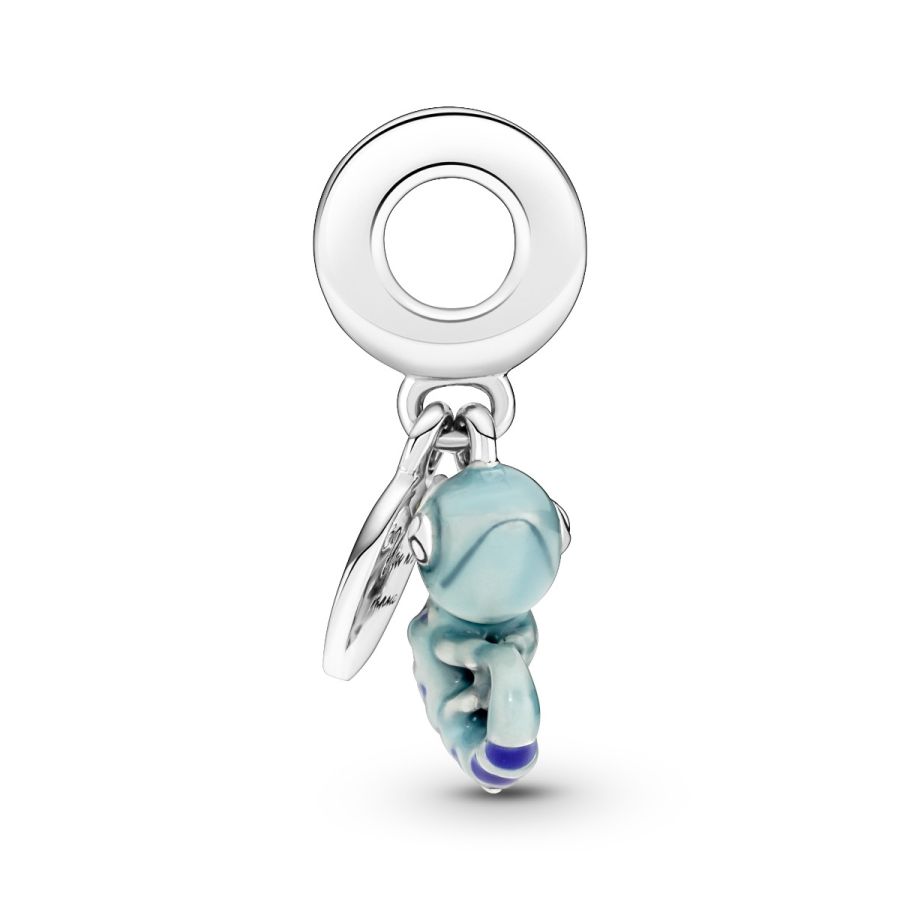 Charm-Anhänger Farbwechselndes Chamäleon Sterling-Silber
