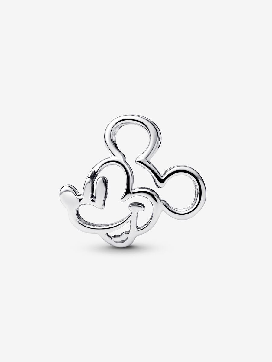 Micky Maus Offen gearbeitetes Charm Sterling-Silber