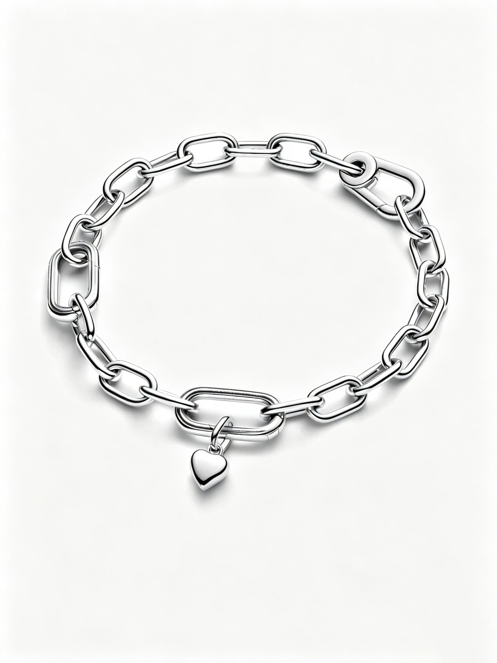 Herz Mini-Charm-Anhänger Sterling-Silber