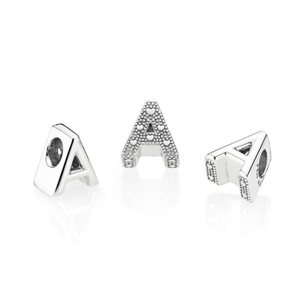 Charm Buchstabe Letter A Sterling-Silber
