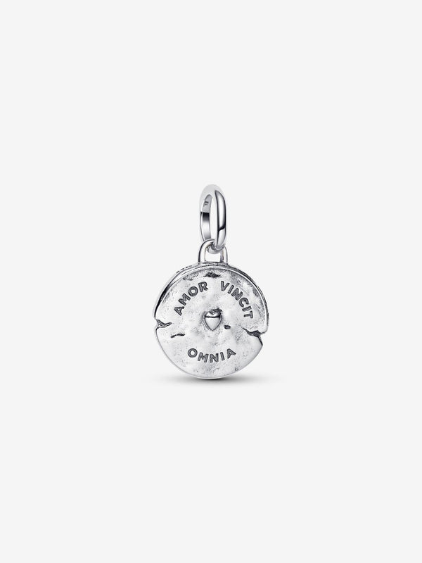 Herz Medaillon-Charm Sterling-Silber