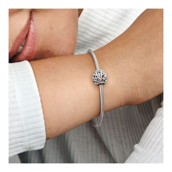 Charm All-Over Herzen Sterling-Silber