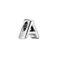 Charm Buchstabe Letter A Sterling-Silber