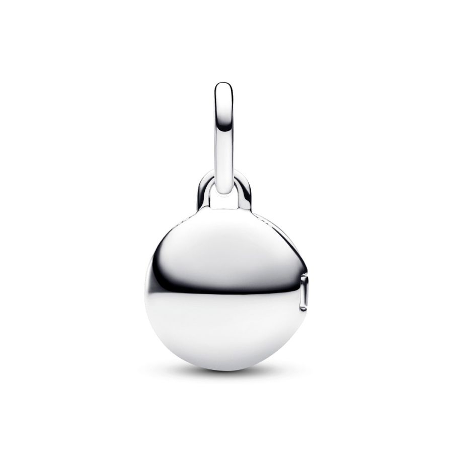 763066C01 Charm-Anhänger Aufklappbar & Gravierbar Liebesmedaillon Silber