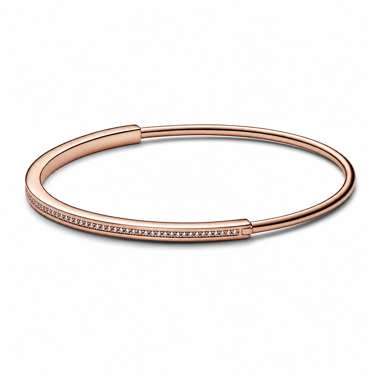 Armreif Signature I-D Pavé 14k Rosé Vergoldet Hauptbild