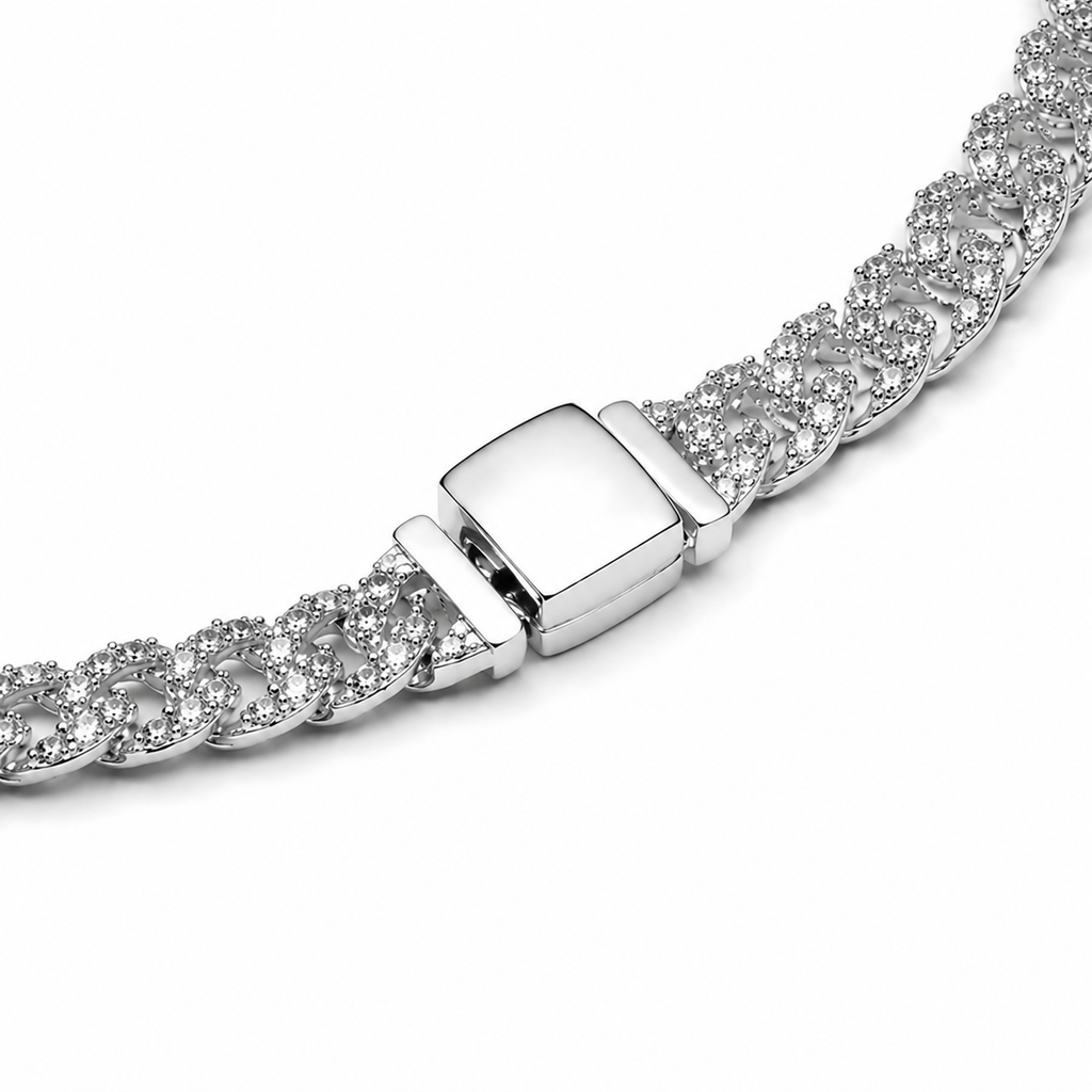 Gliederarmband Timeless Pavé Zirkonia Sterling-Silber