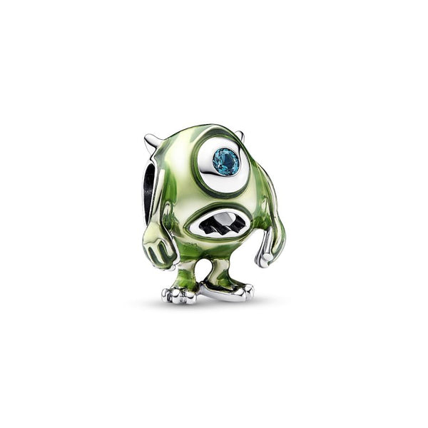 Charm Pixar Mike Glotzkowski Grün Sterling-Silber