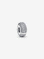 Pavé Clip-Charm Sterling-Silber
