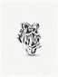 Daisy Duck Offen gearbeiteter Charm Sterling-Silber