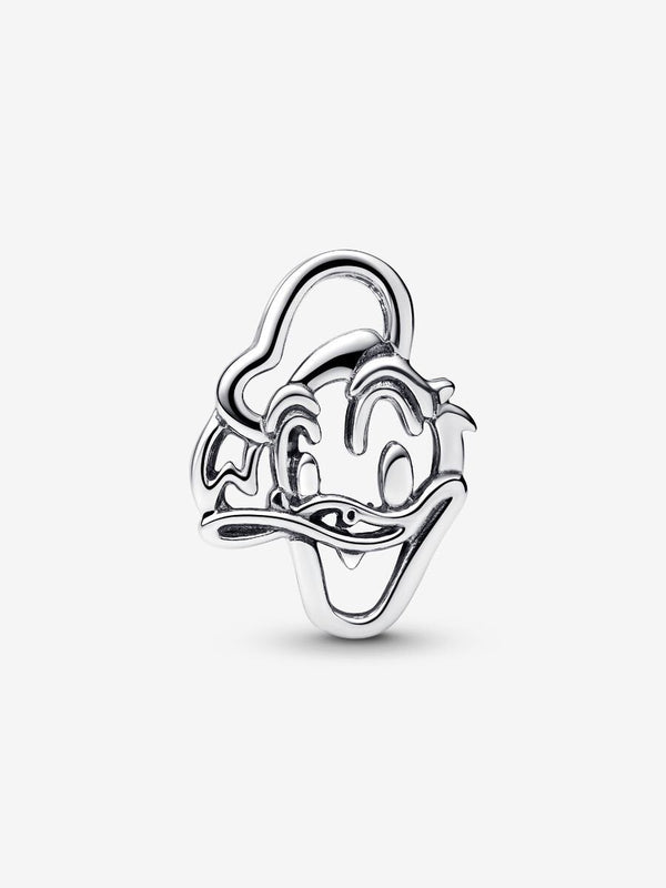 Donald Duck Offen gearbeiteter Charm-Anhänger Sterling-Silber