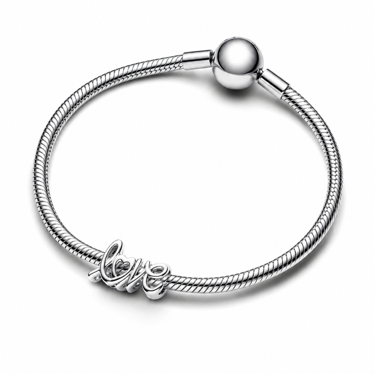 Charm Handgeschrieben Liebe Sterling-Silber