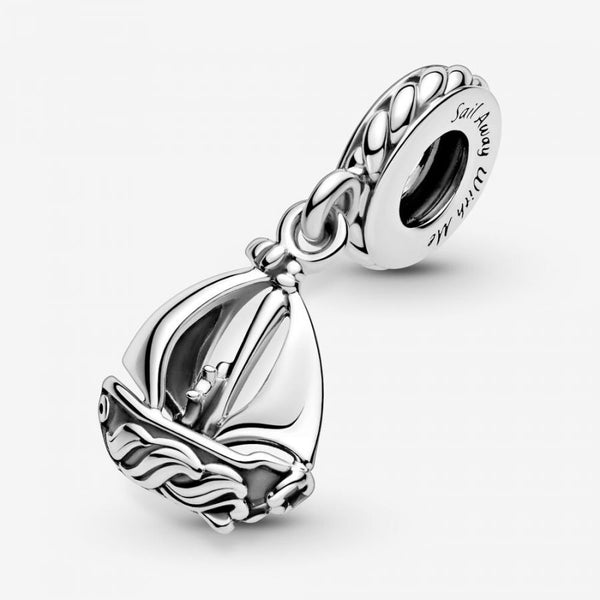 Segelboot Charm-Anhänger Sterling-Silber