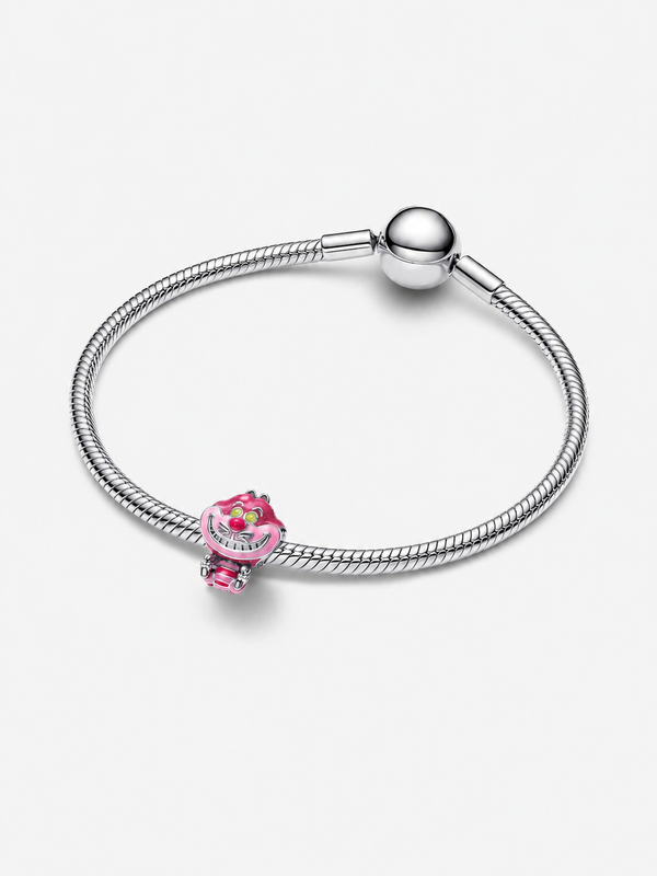 Alice in Wonderland Cheshire Cat Charm Sterling silver