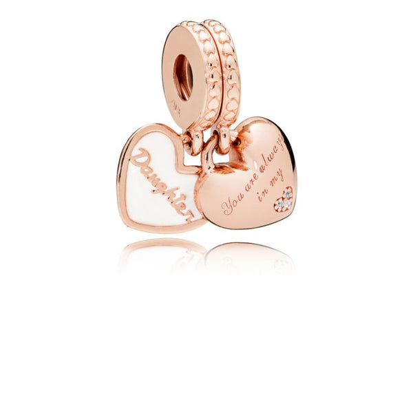 Rose  Charm-Anhänger You're Always in My Heart Teilbar