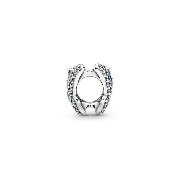 Charm Funkelndes Blauer Schmetterling Sterling-Silber