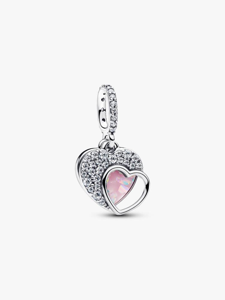 Beautiful Mother Doppelter Charm-Anhänger Sterling-Silber Hauptbild