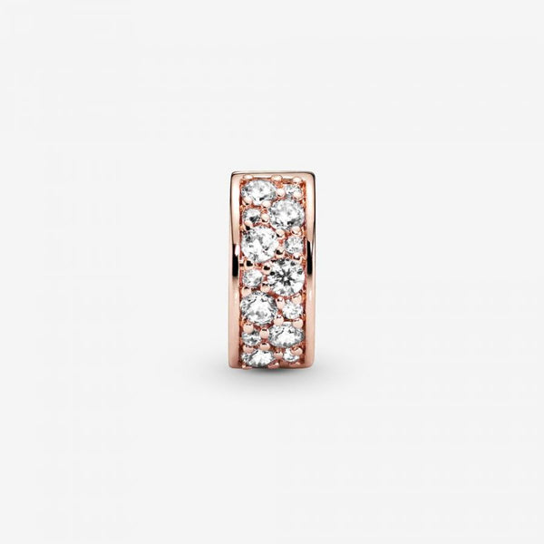 Rose  Charm Clip Pavé-Glanz Eleganz