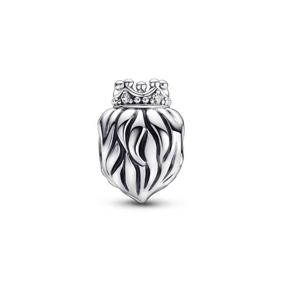 Charm Königlicher Löwe Zirkonia Sterling-Silber