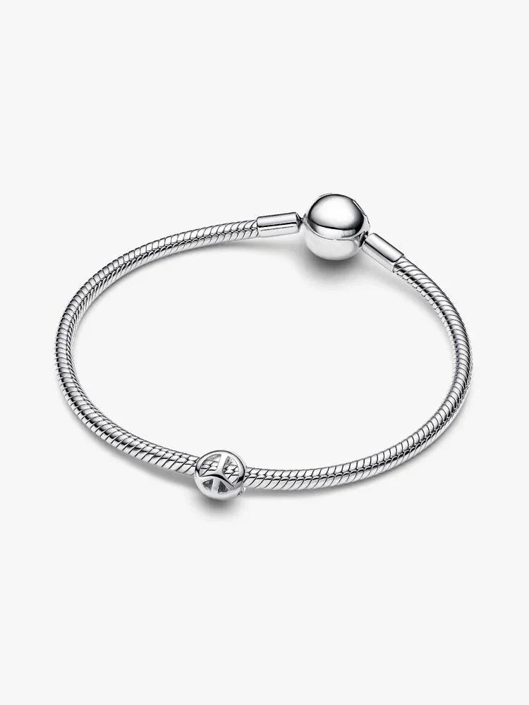 Friedens-Symbol Mini-Charm Sterling-Silber