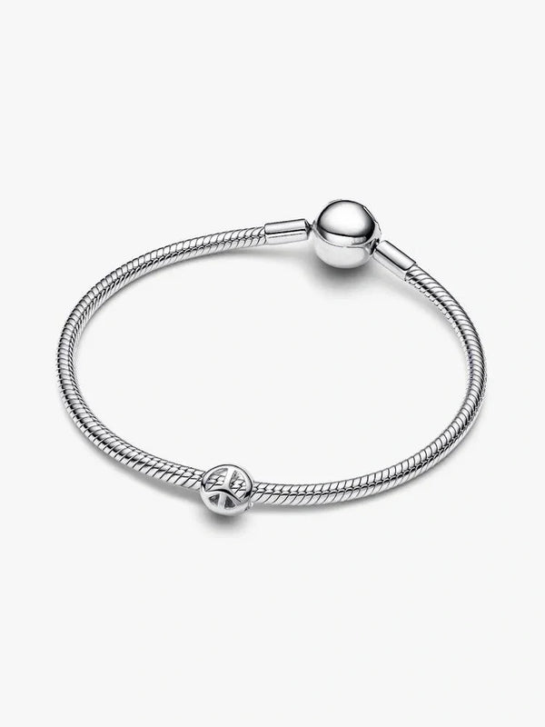 Friedens-Symbol Mini-Charm Sterling-Silber