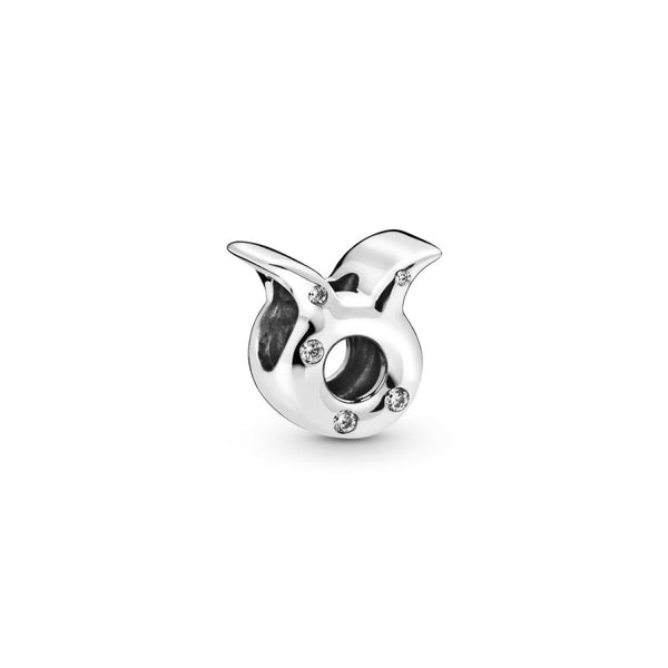 Charm Funkelnder Stier Sterling-Silber