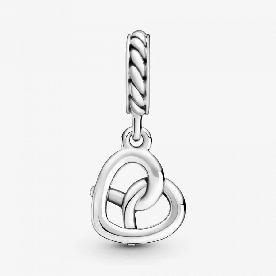 Charm-Anhänger Brezel Sterling-Silber