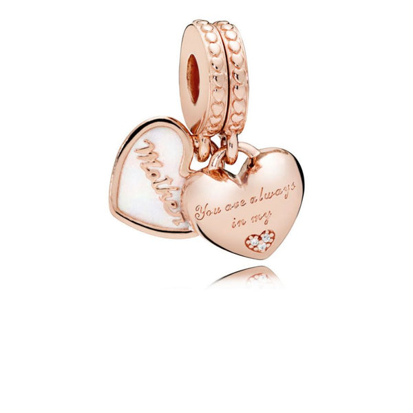 Rose  Charm-Anhänger You're Always in My Heart Teilbar