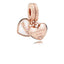 Rose  Charm-Anhänger You're Always in My Heart Teilbar