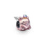 Charm Fliegendes Einhorn Schwein Rosa Sterling-Silber