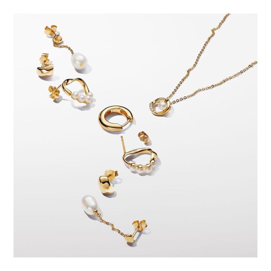 Essence Kette mit Anhänger Pavé Kreis Vergoldet 363303C01