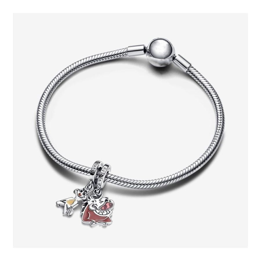 Charm-Anhänger Timon und Pumbaa Silber