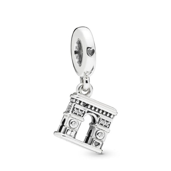 Charm-Anhänger Arc de Triomphe Paris Sterling-Silber