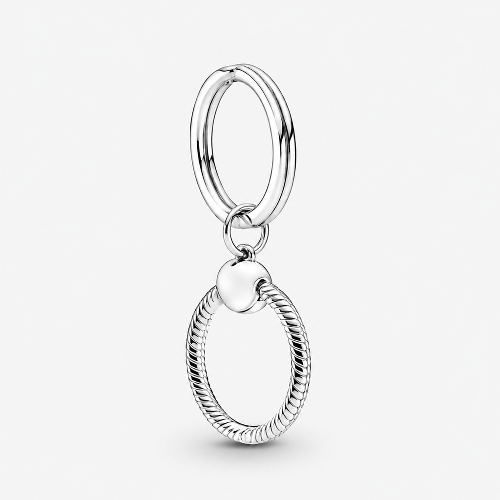 Charm-Schlüsselanhänger Moments Sterling-Silber