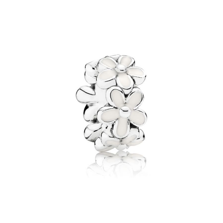 Charm Zwischenelement Weiße Gänseblümchen