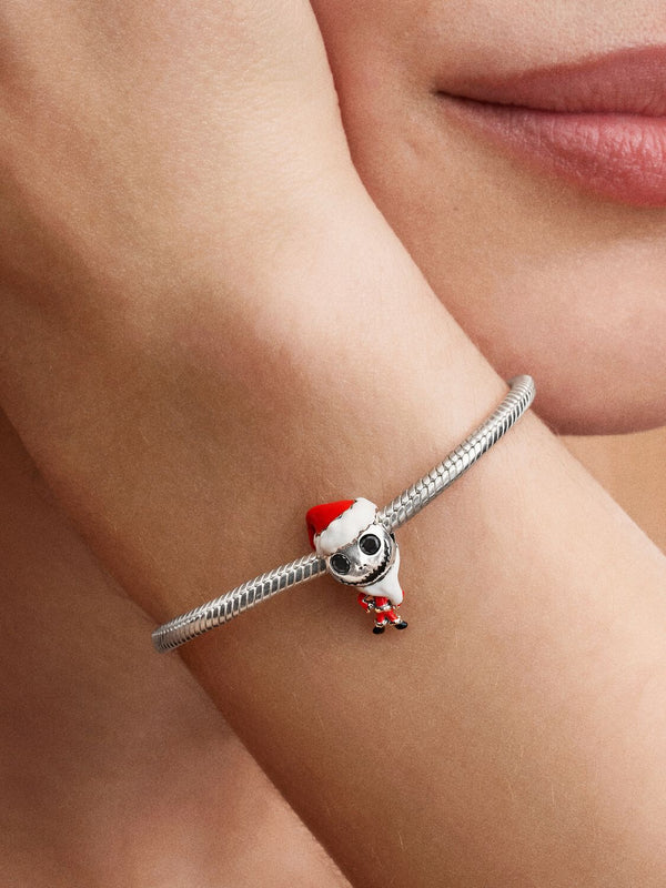 Nightmare Before Christmas Jack Skellington Charm Sterling-Silber